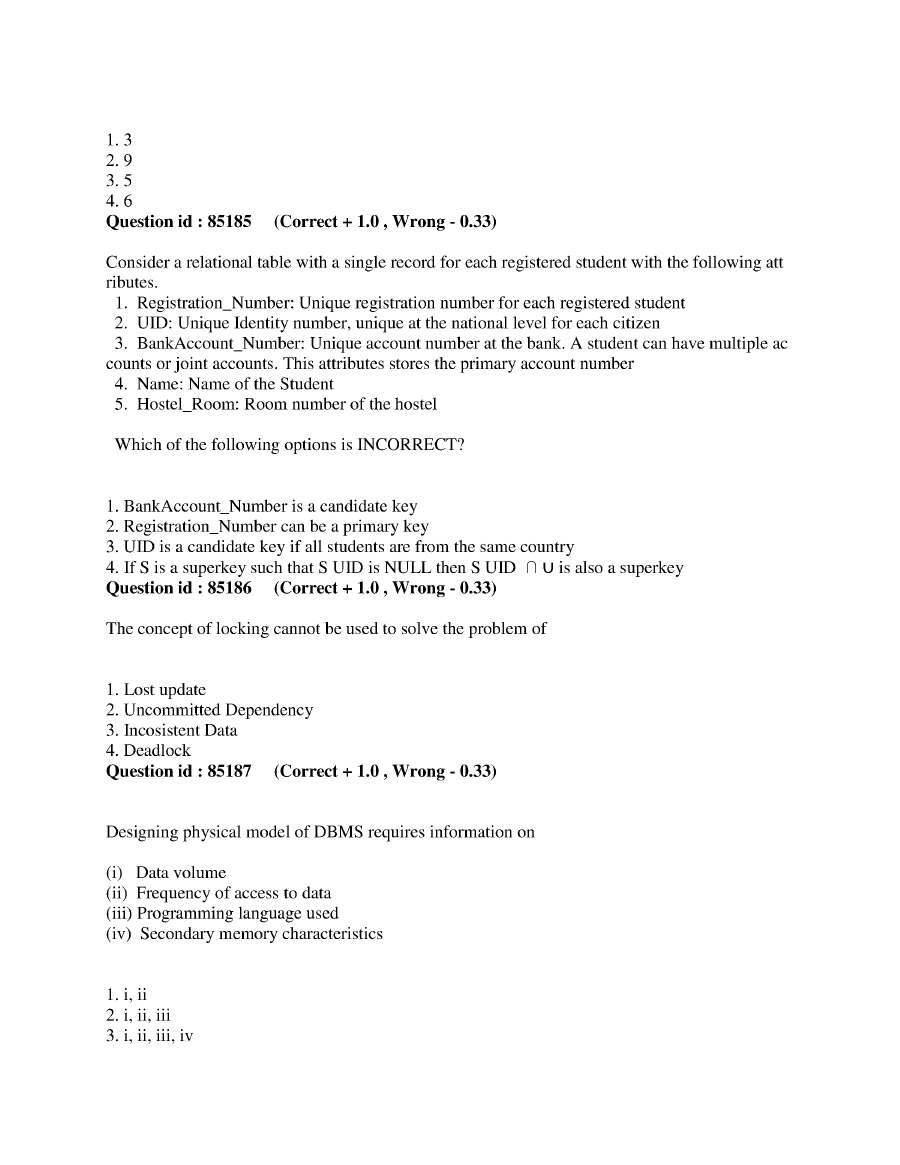 ACP AND PROGRAMMER 2011 Programmer Paper-I question paper page 1 instructions scan PDF download RPSC