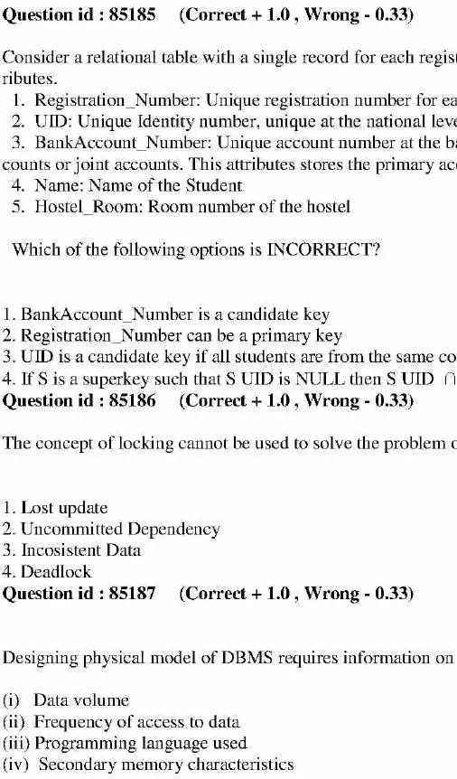 ACP AND PROGRAMMER 2011 Programmer Paper-I question paper page 1 instructions scan PDF download RPSC