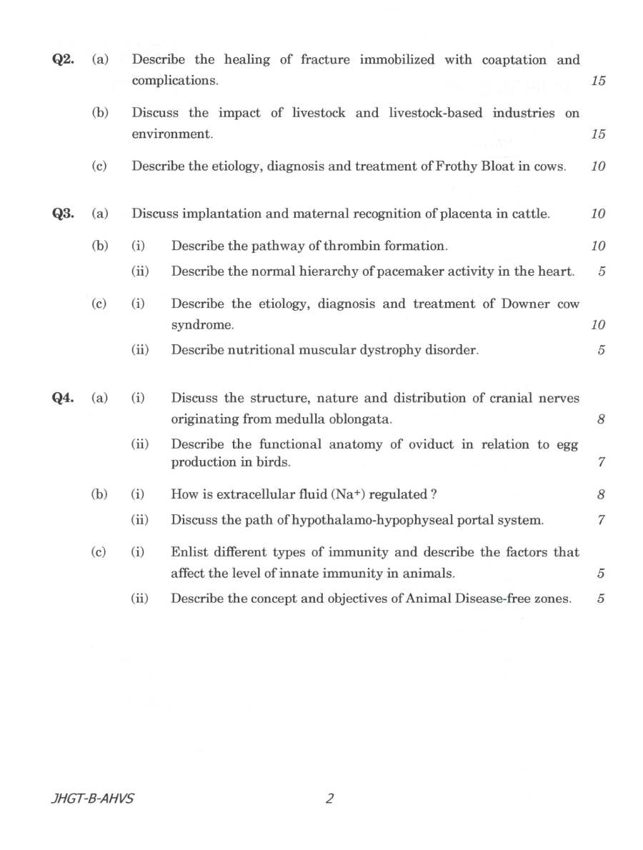 IFS AHVS Paper II 2022: AHVS Exam Details & Repaired OCR — page 1 instructions scan PDF download