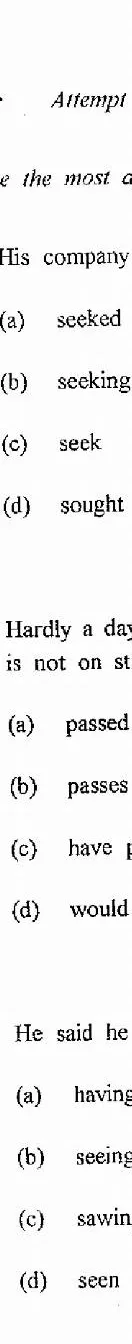 Asst. Conservator Forest Exam 2011 General English question paper page 1 instructions scan PDF download