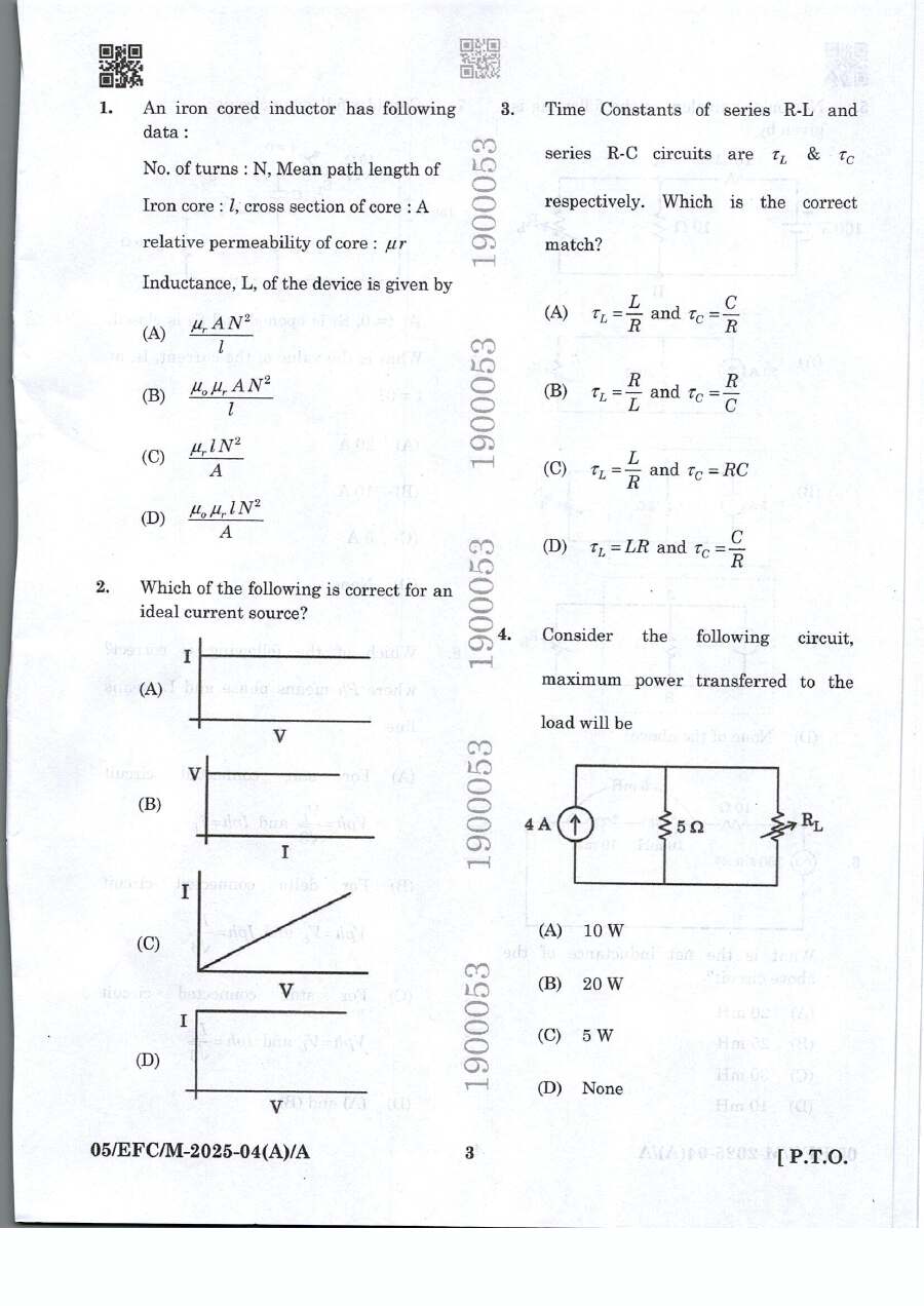 BPSC Assistant Environment Officer Electrical Engineering Paper II question paper page 1 instructions scan PDF download