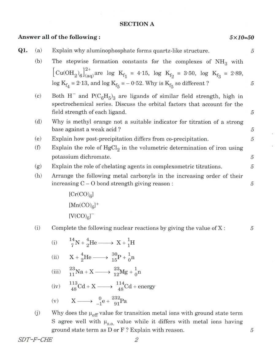 Combined Geo-Scientist Chemistry Paper I 2021 - OCR Repair & SEO — page 1 instructions scan PDF download