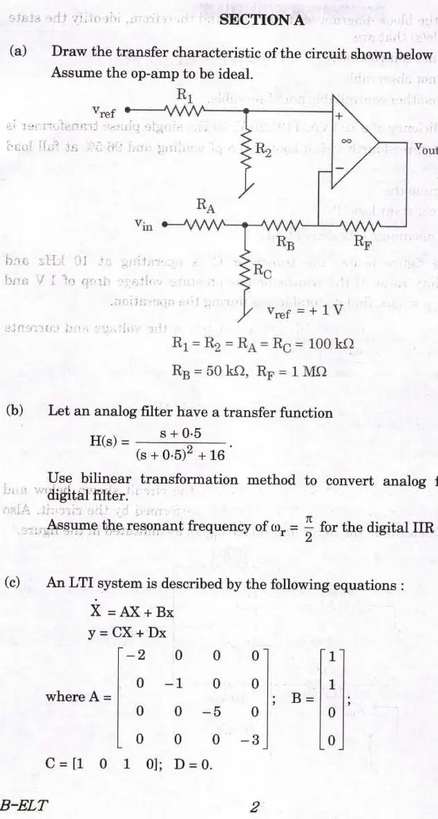 Electrical Engineering Paper II 2022 — page 1 instructions scan PDF download