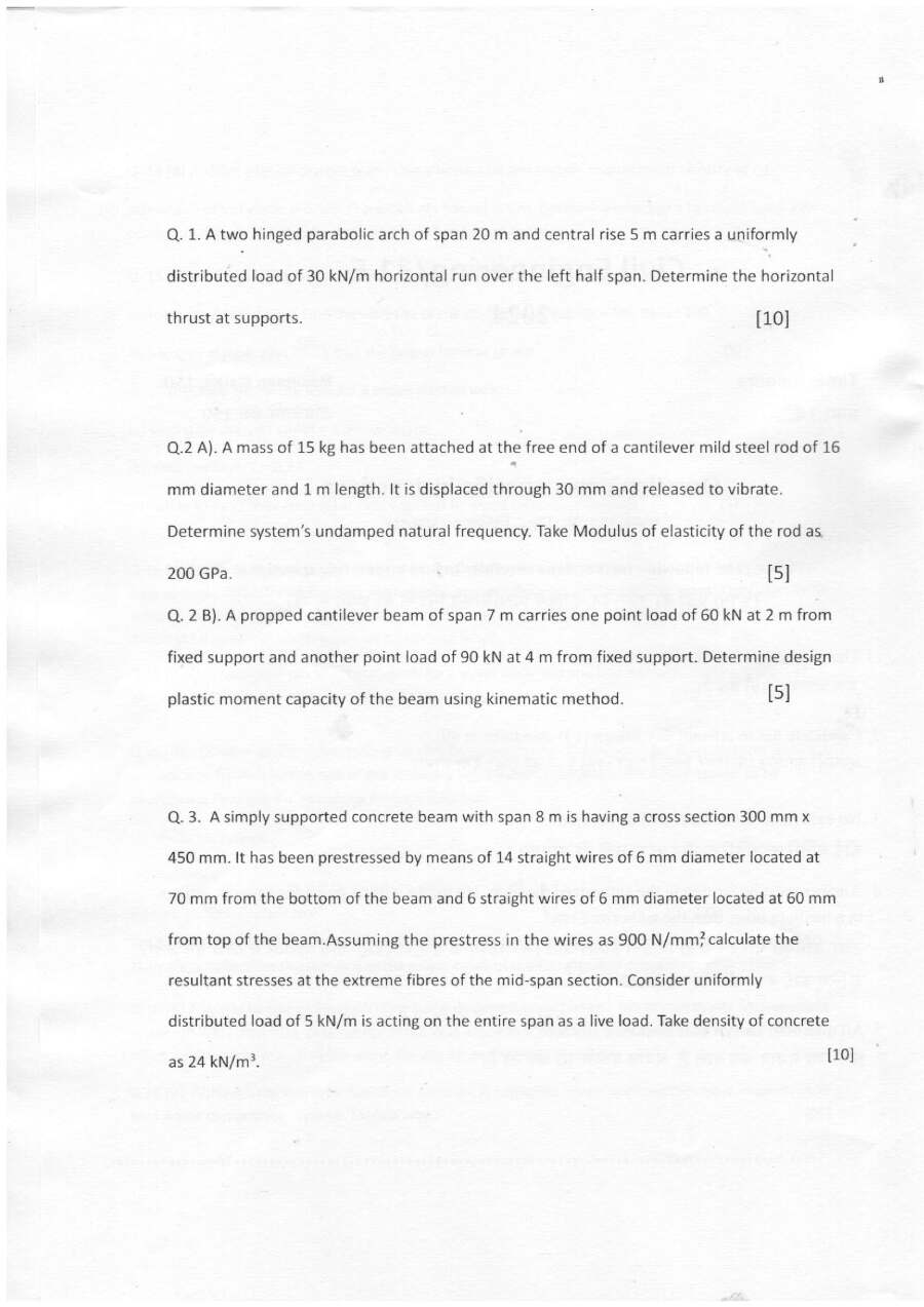 Haryana AE Civil 2024 Question Paper - Civil Engineering (IWRD) — page 1 instructions scan PDF download