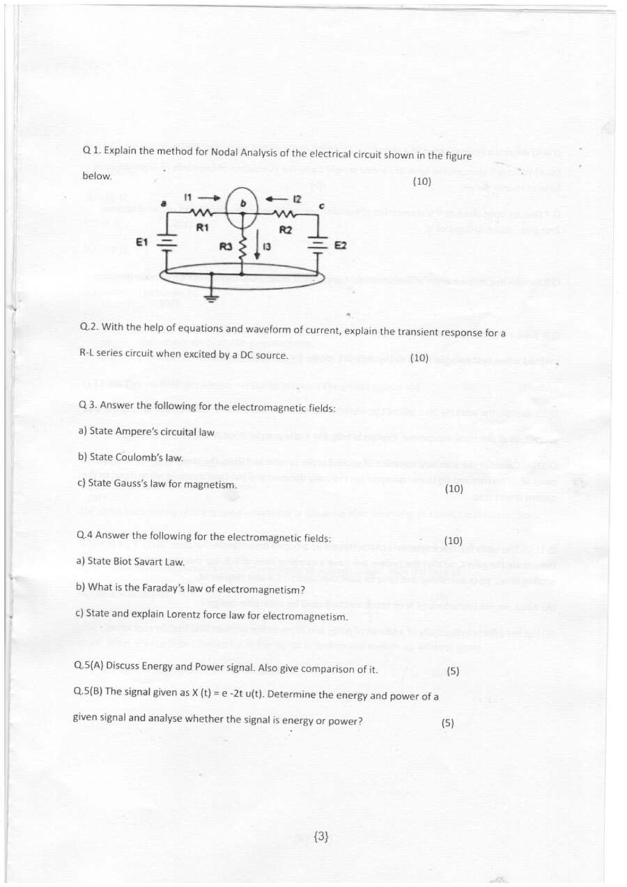 Haryana Engineer Electrical 2024 Question Paper — page 1 instructions scan PDF download