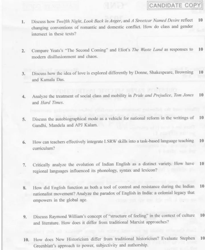 Assistant Professor 2025 Question Paper Haryana Government question paper page 1 instructions scan PDF download
