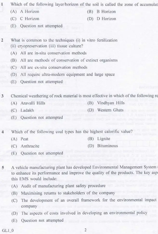 Haryana Scientist Screening 2023 Question Paper 5301 — page 1 instructions scan PDF download