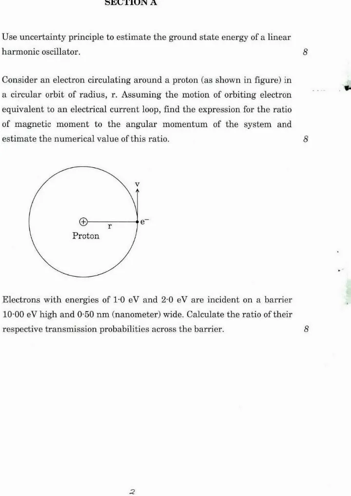 IFS 2018 Physics Paper II question paper page 1 instructions scan PDF download. UPSC Indian Forest Service Main Examination 2018 Physics Paper II exam header and instructions.