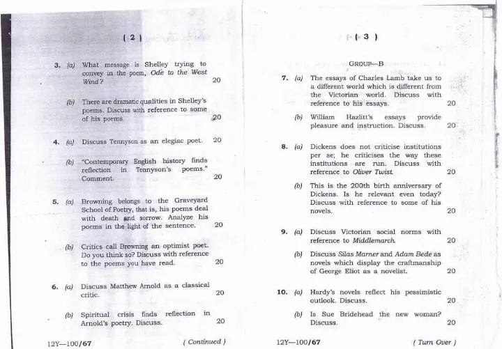 Jharkhand 4th Combined Civil Services Main Exam 2012 English Paper I — page 1 instructions scan PDF download
