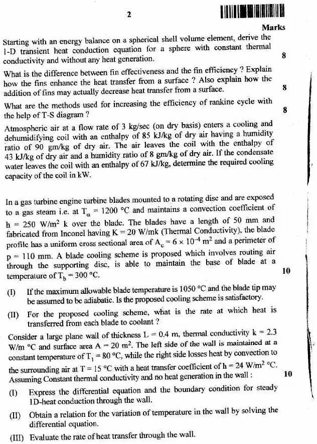 JPSC AE Mechanical Engineering Paper-I 2019 question paper page 1 instructions scan PDF download. Combined Assistant Engineer Main Examination.