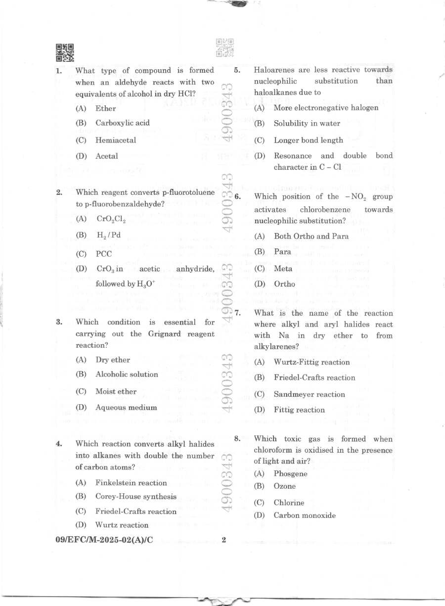 BPSC Junior Laboratory Assistant Science Paper II 2025 question paper page 1 instructions scan PDF download. Official BPSC Junior Laboratory Assistant Science Paper II 2025 question paper page 1 instructions scan PDF download.