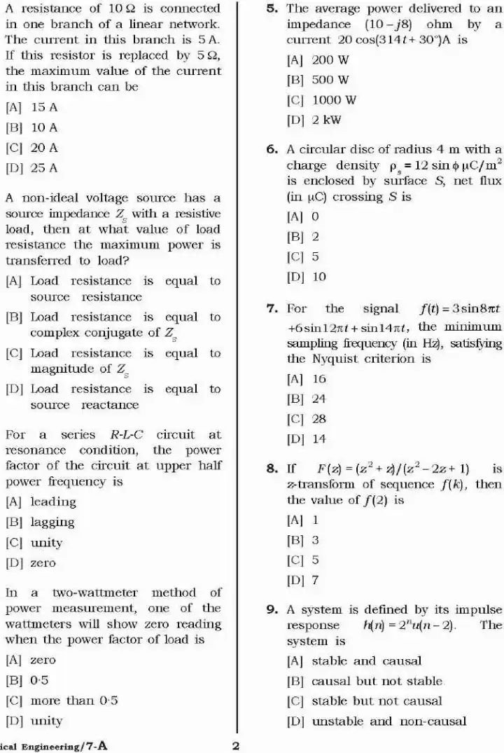Lecturer in Electrical Engineering (Advt 11/2021) – Haryana 2021 — page 1 instructions scan PDF download