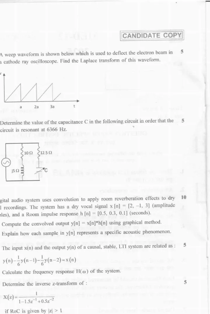 Lecturer in Medical Electronics MED-12 (2025) Haryana — page 1 instructions scan PDF download