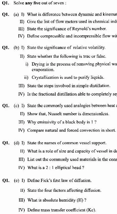 Maharashtra Forest Services 2025 Chemical Eng Paper — page 1 instructions scan PDF download