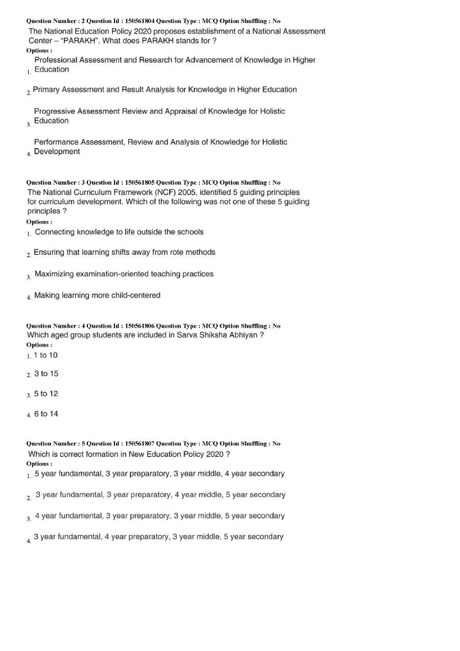 MPSC Group A 2026 Question Paper – MCQ Set — page 1 instructions scan PDF download