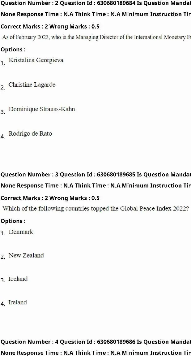 Executive Engineer Electrical Group A Screening Test 2023 Question Paper Name: 2023 Shift 1 Maharashtra Public Service Commission question paper page 1 instructions scan PDF download
