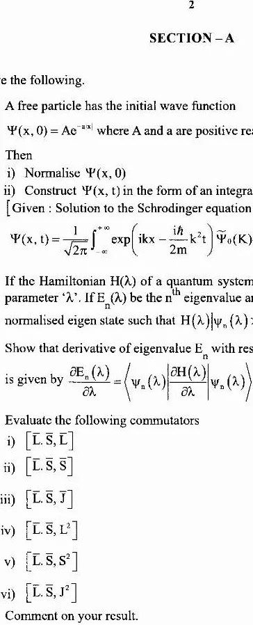 Physics Paper II 2025 Physics Paper II Maharashtra Government question paper page 1 instructions scan PDF download
