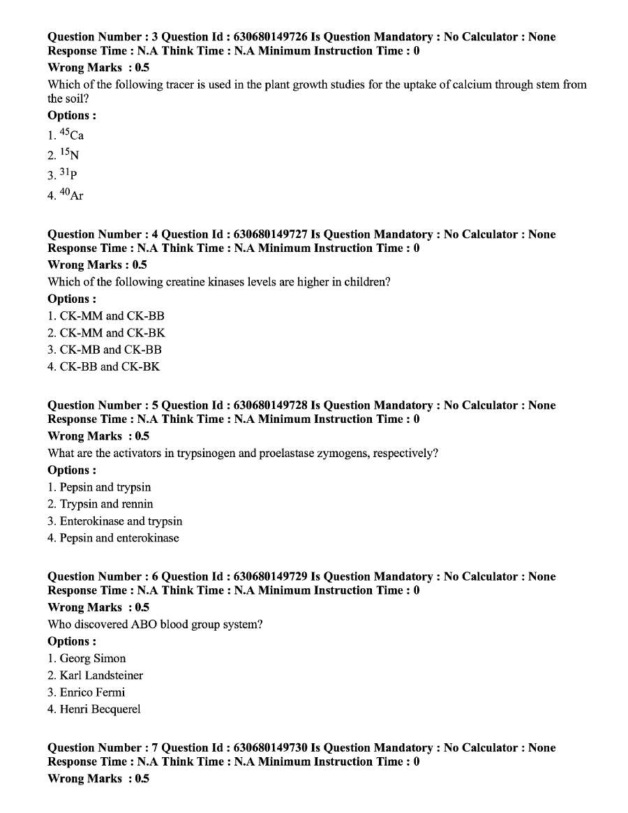MPSC Assistant Chemical Analyser Screening Test 2023 (Page 1-2) — page 1 instructions scan PDF download
