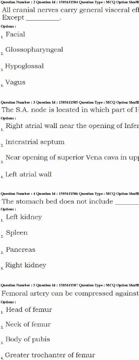 Maharashtra PSC Assistant Professor OMF Surgery 2026 MCQ Paper — page 1 instructions scan PDF download