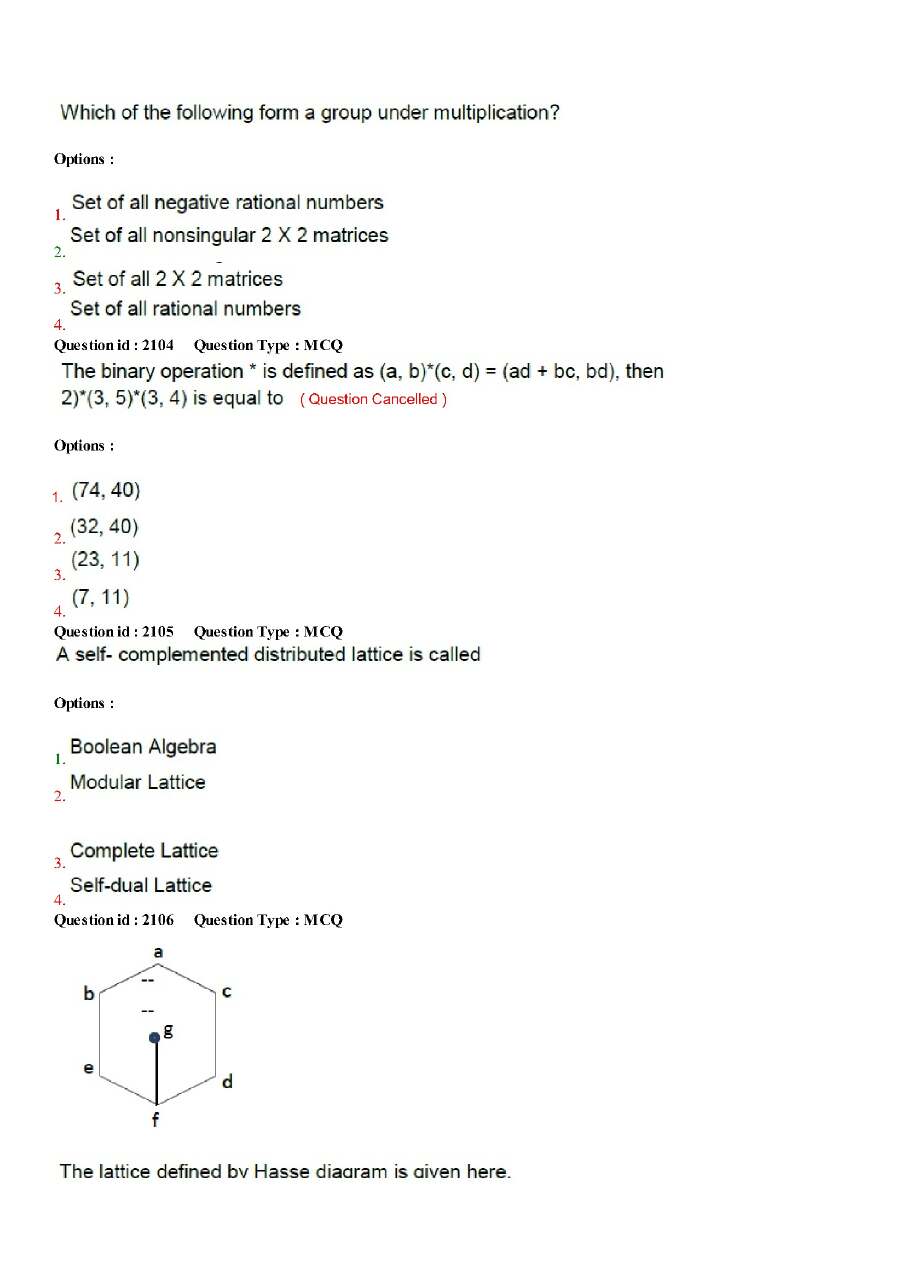 MPSC Assistant Professor Mathematics 2014 Question Paper | MPSC Maths Paper — page 1 instructions scan PDF download
