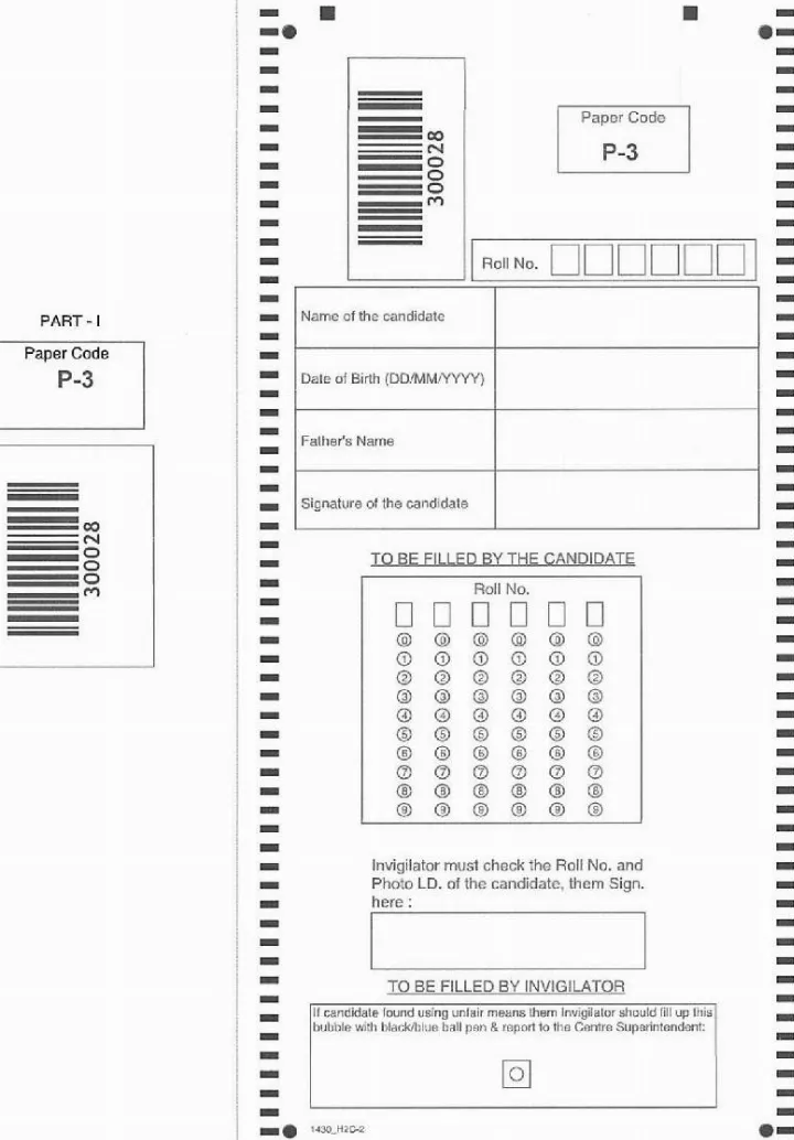 RAS I 2016 Paper III Statistics question paper page 1 instructions scan PDF download RPSC Mains Exam