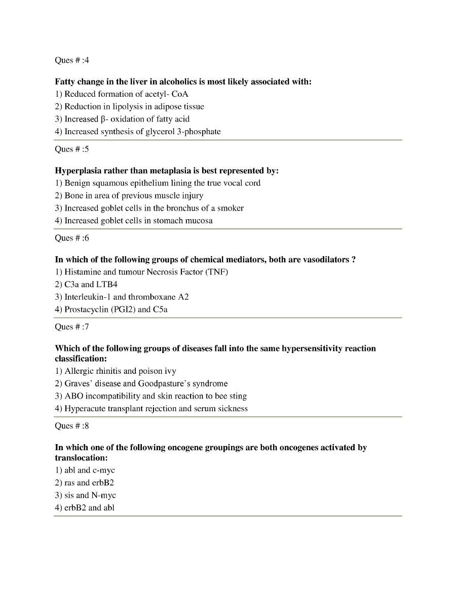 RPSC Assistant Professor Pathology 2014 question paper page 1 scan PDF download, showing exam header and initial objective questions.