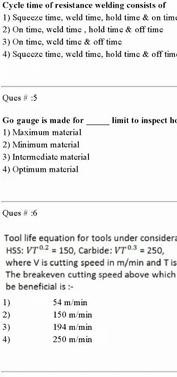 RPSC Asst. Drilling Engineer 2014 Screening Test question paper page 1 instructions scan PDF download