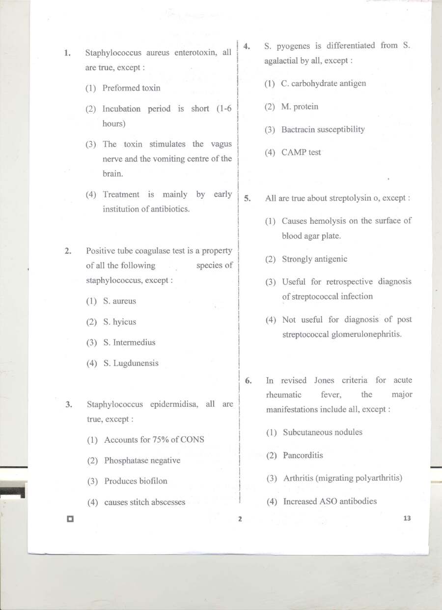RPSC Asst. Professor Microbiology 2020 question paper page 1 scan showing exam header, paper code BSAPMb-02, and instructions in Hindi and English. PDF download.