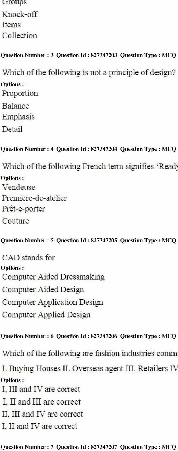RPSC Lecturer Costume Design 2014 question paper page 1 instructions scan PDF download. Official RPSC Lecturer Costume Design and Dress Making 2014 question paper page 1 instructions and exam header.