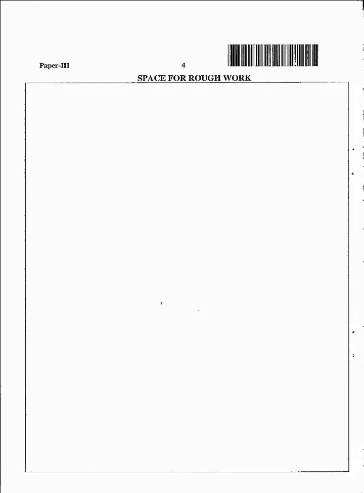 RPSC RAS 2021 General Knowledge question paper page 1 instructions scan PDF download