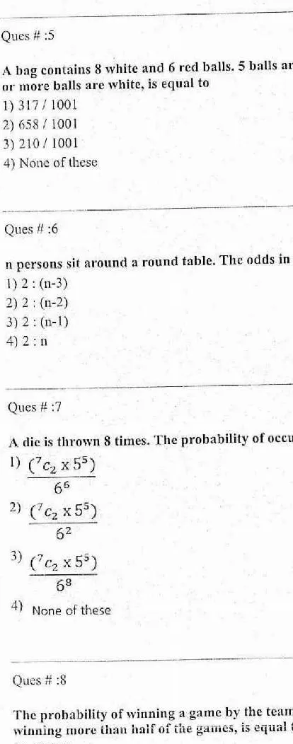 Sr. Teacher GR II 2011 Mathematics question paper page 1 instructions scan PDF download RPSC