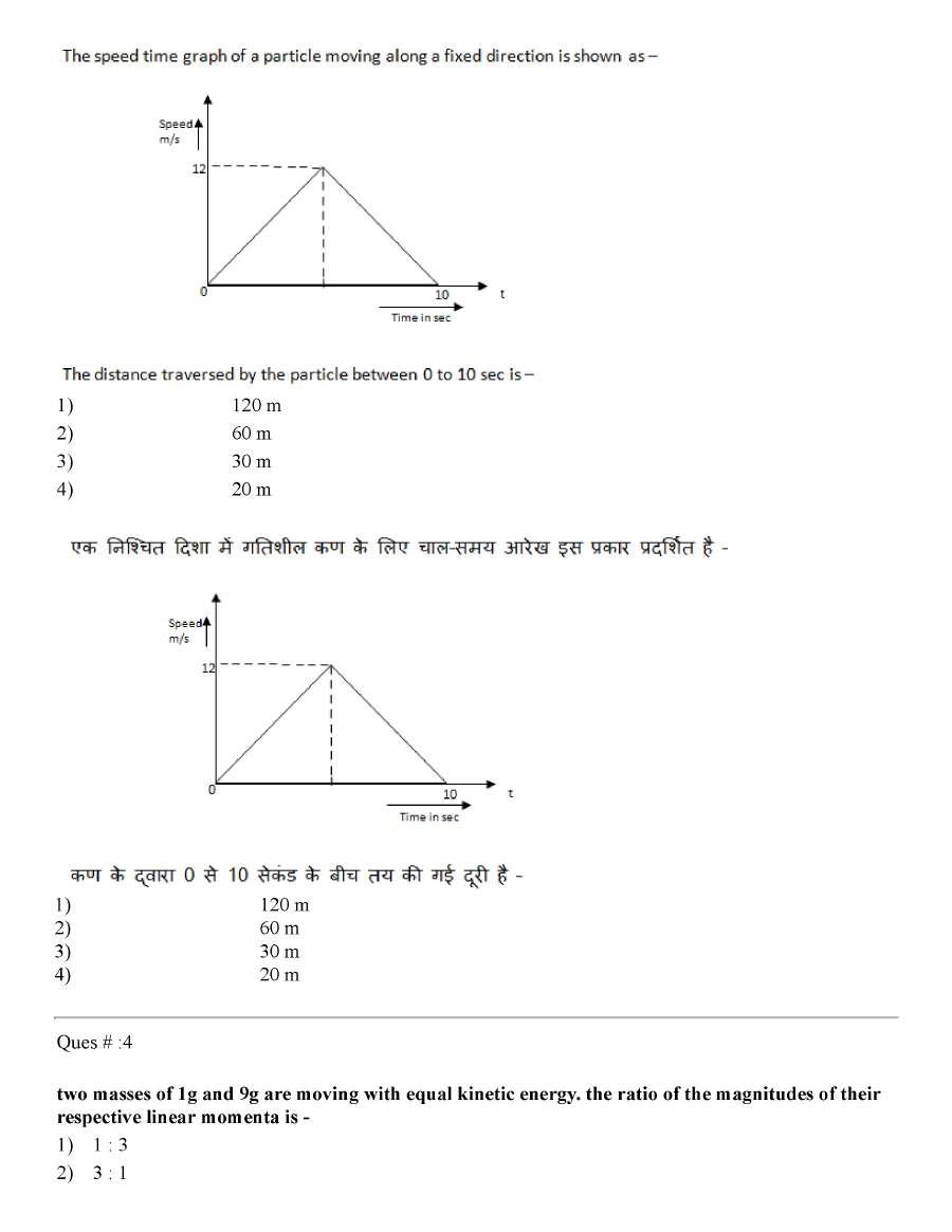Sr. Teacher Gr II (Spl. Edu.) 2015 Science question paper page 1 instructions and exam header scan PDF download