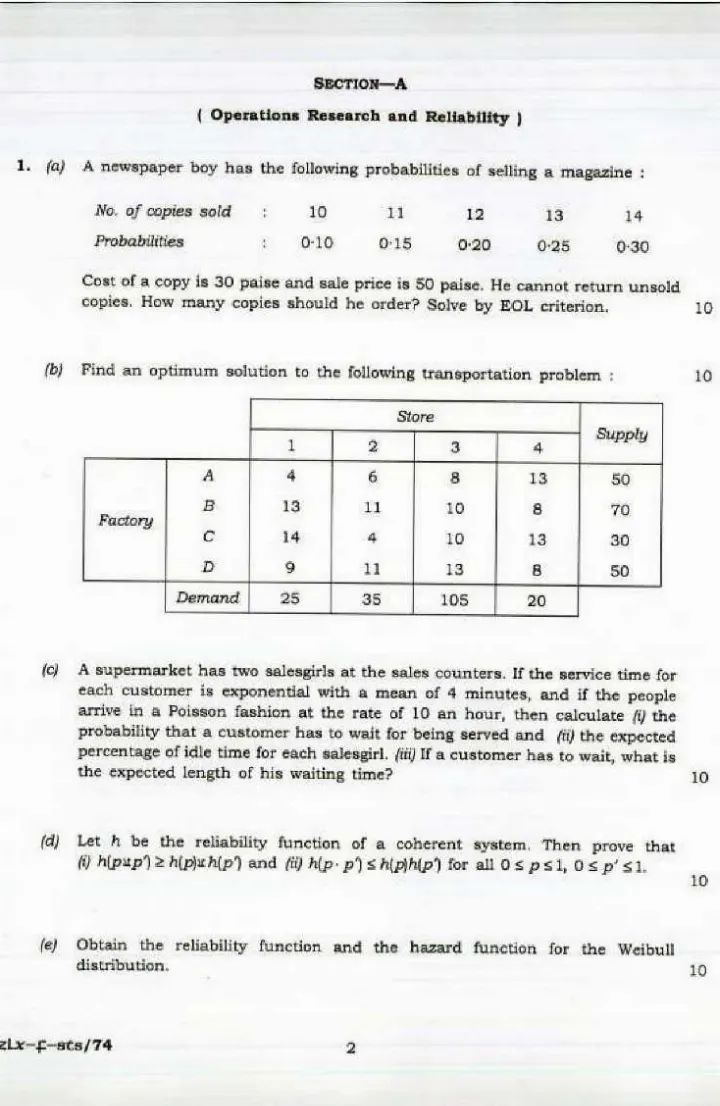 Statistics Paper IV 2017 IES/ISS — page 1 instructions scan PDF download