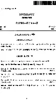 JPSC CDPO Sociology Paper II Main Exam question paper page 1 instructions scan PDF download