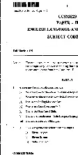 JPSC Civil Services Main Exam 2023 English Language and Literature Paper II question paper page 1 instructions scan PDF download