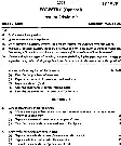 MFS Forestry 2008 Optional Main Exam — page 1 instructions scan PDF download