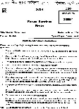 Maharashtra Forest Services Physics 2024 Section A Paper — page 1 instructions scan PDF download