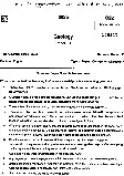 Geology Paper-I (State Services Main Examination) 2025 — page 1 instructions scan PDF download