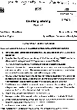 Civil Engineering Paper I - Maharashtra 2026 — page 1 instructions scan PDF download