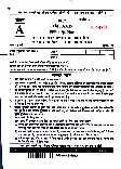 UPPSC Lecturer Home Science question paper 2017 page 1 instructions scan PDF download