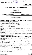 UPSC Engineering Services Examination 2016 Electrical Engineering Paper II Conventional question paper page 1 instructions scan PDF download