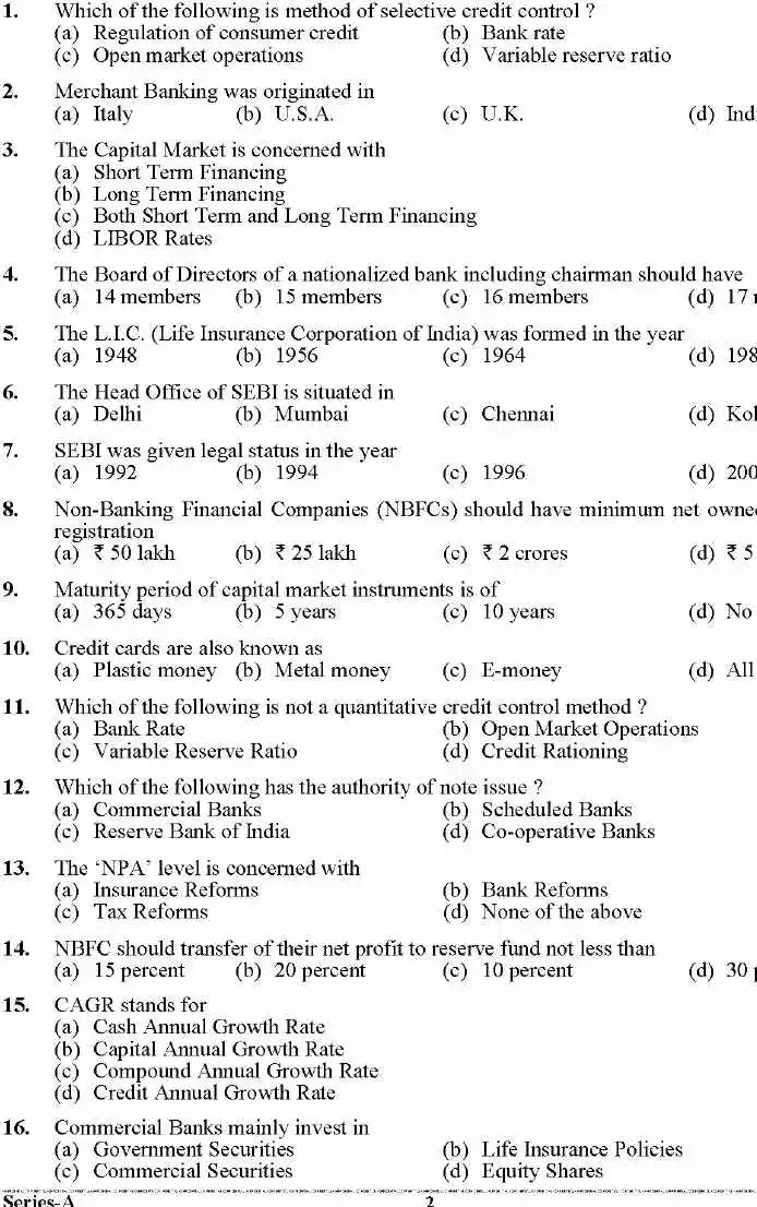 UKPSC Investigator cum Computer and Assistant Statistical Officer Examination 2024 Commerce question paper page 1 instructions scan PDF download