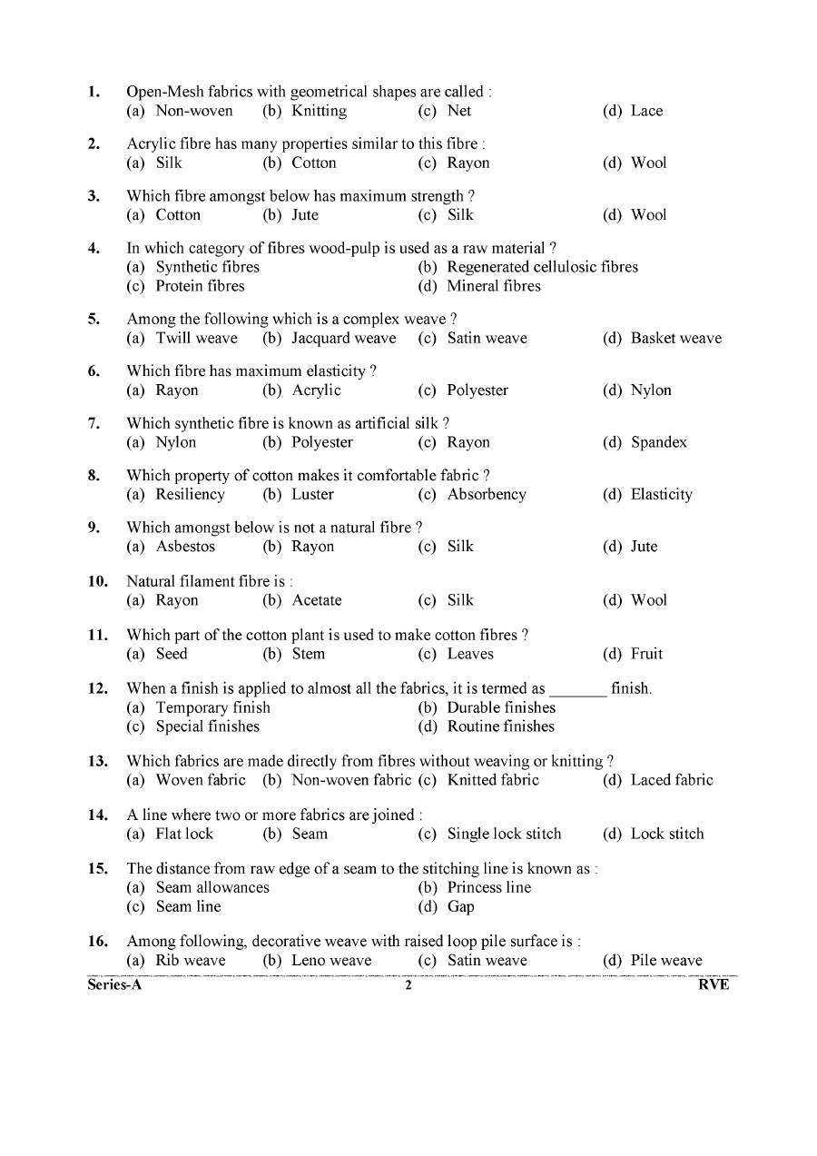 UKPSC Lab Assistant 2024 page 1 instructions - B.Sc Home Science GK Paper header and rules in Hindi and English