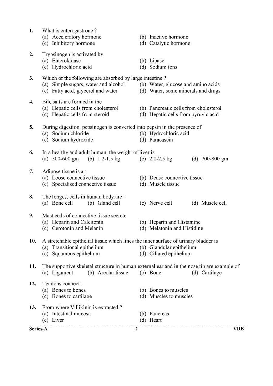 UKPSC Lab Assistant Higher Education Group-C Zoology question paper 2024 page 1 instructions scan PDF download