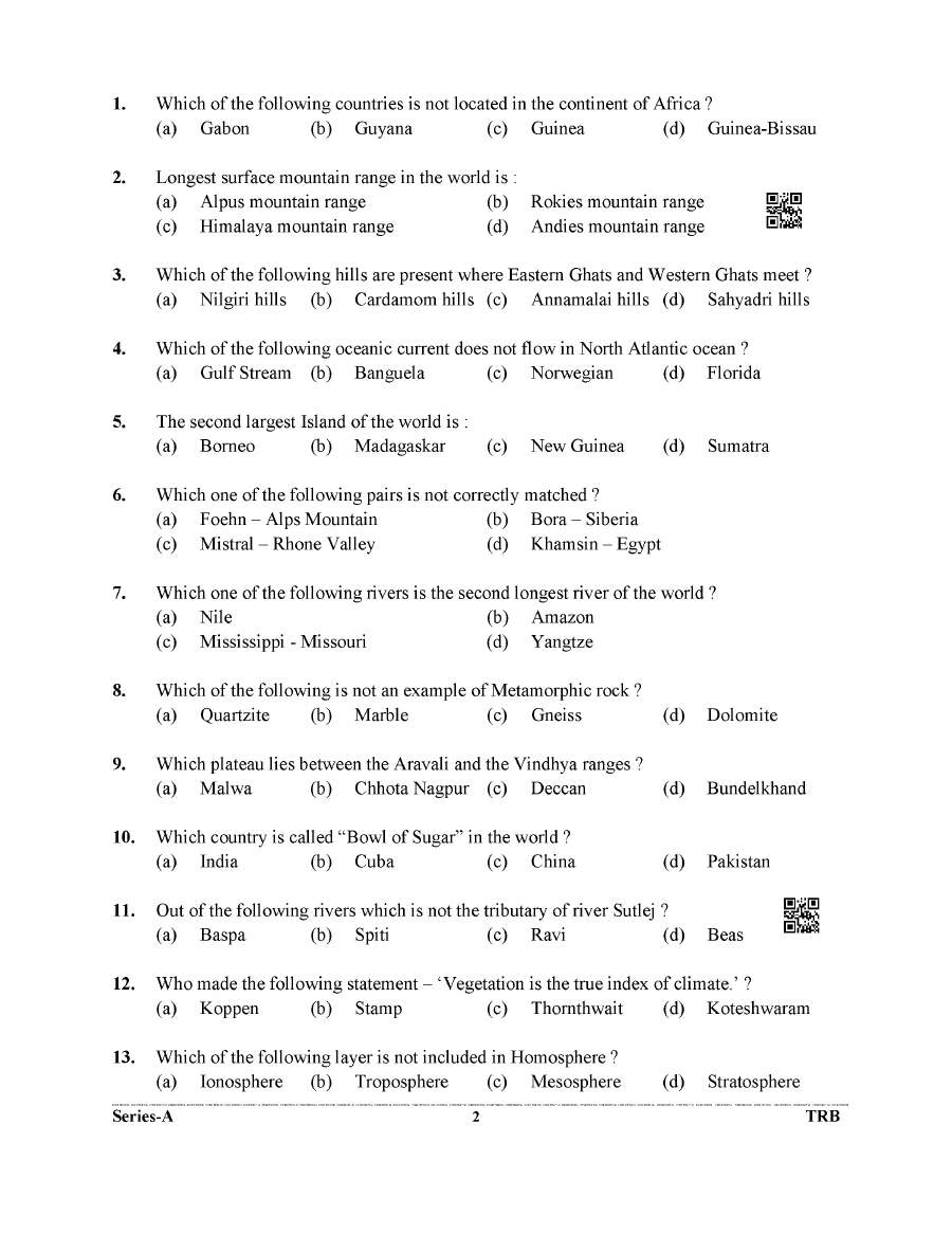 UKPSC Uttarakhand PCS 2021 General Studies question paper page 1 instructions scan PDF download