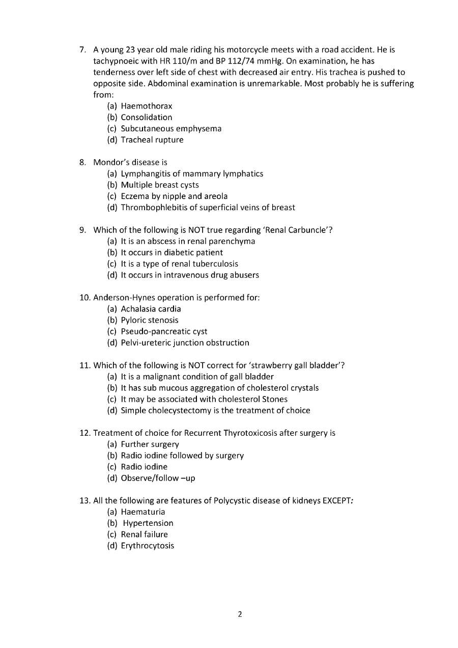 UPSC CMS 2017 Paper II Medical question paper page 1 scan PDF download, featuring exam details and objective questions.