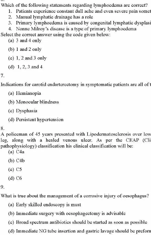 UPSC CMSE 2019 Paper-II Medical question paper page 1 scan PDF download, showing exam header and first few objective questions.