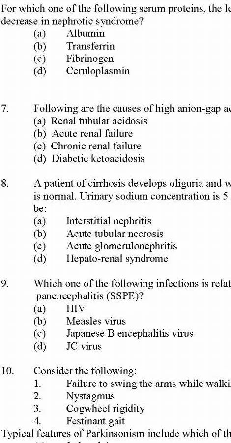 UPSC Combined Medical Services Examination 2016 Paper-I General Medicine question paper page 1 instructions scan PDF download