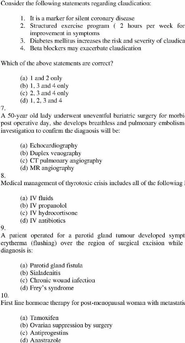 UPSC Combined Medical Services Examination 2020 Paper II Medical question paper page 1 instructions and header scan PDF download