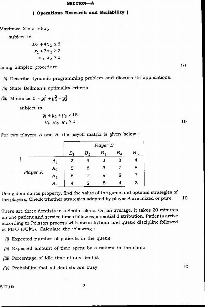 UPSC IES ISS 2020 Statistics Paper IV question paper page 1 scan, showing exam header and specific instructions for candidates. PDF download available.